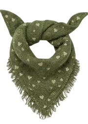 CASHMERE BANDANA DARK SAGE