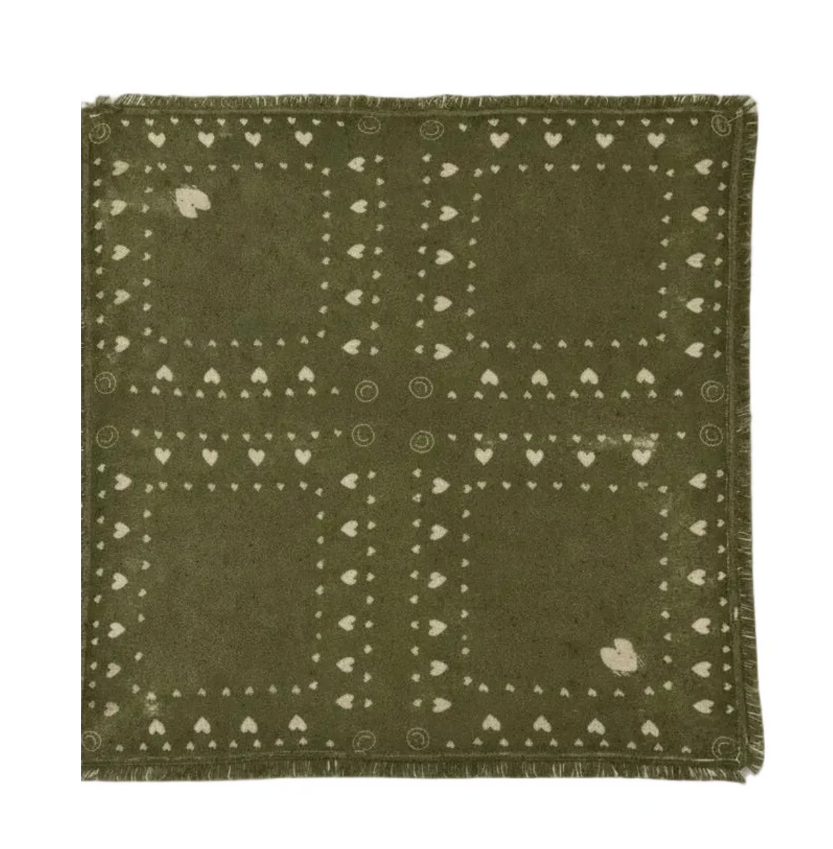 CASHMERE BANDANA DARK SAGE