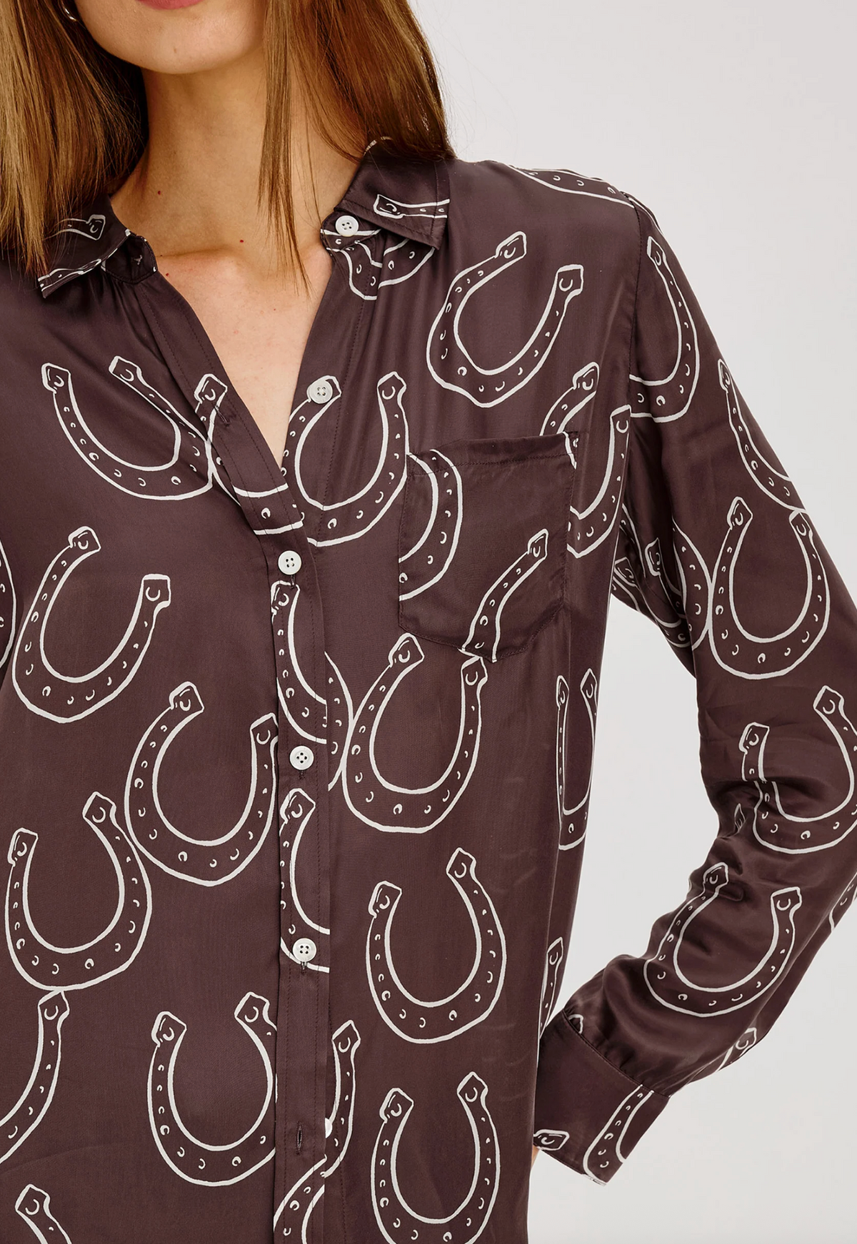ALYSSA HORSESHOE BLOUSE