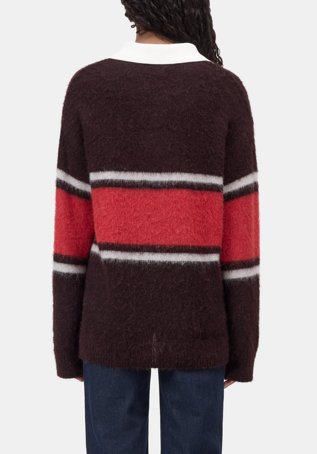 POLO W/RUGBY STRIPE