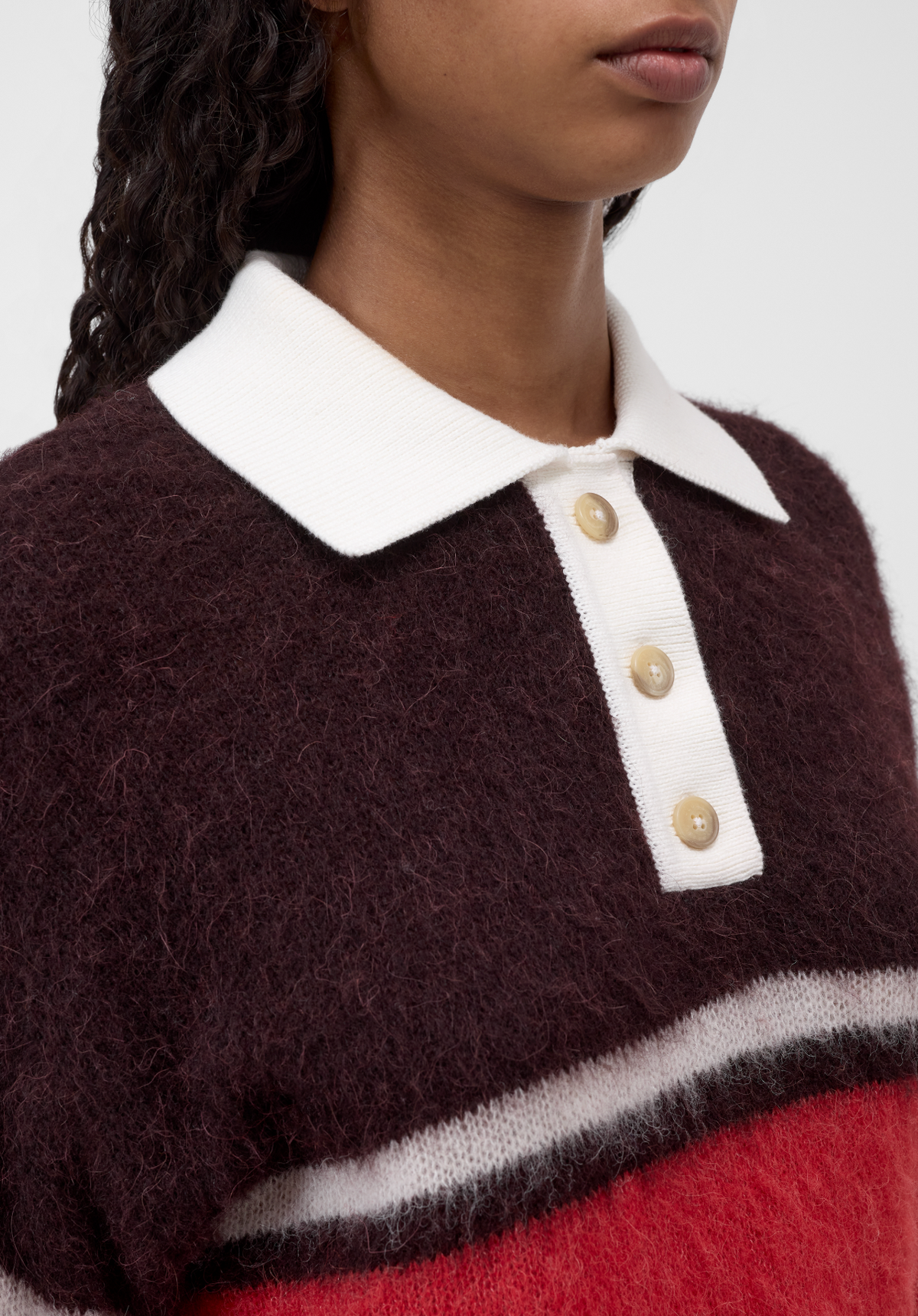 POLO W/RUGBY STRIPE