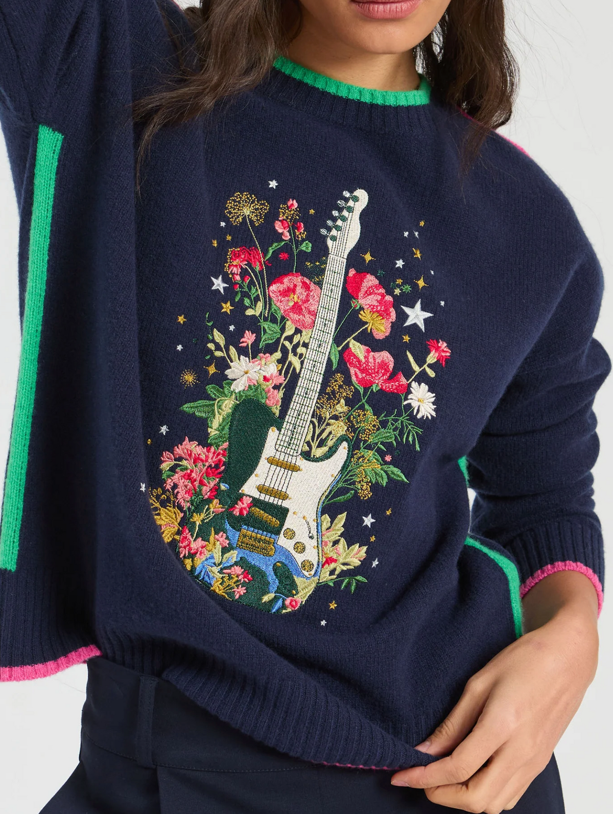 KNITWEAR GUITAR SWEATER