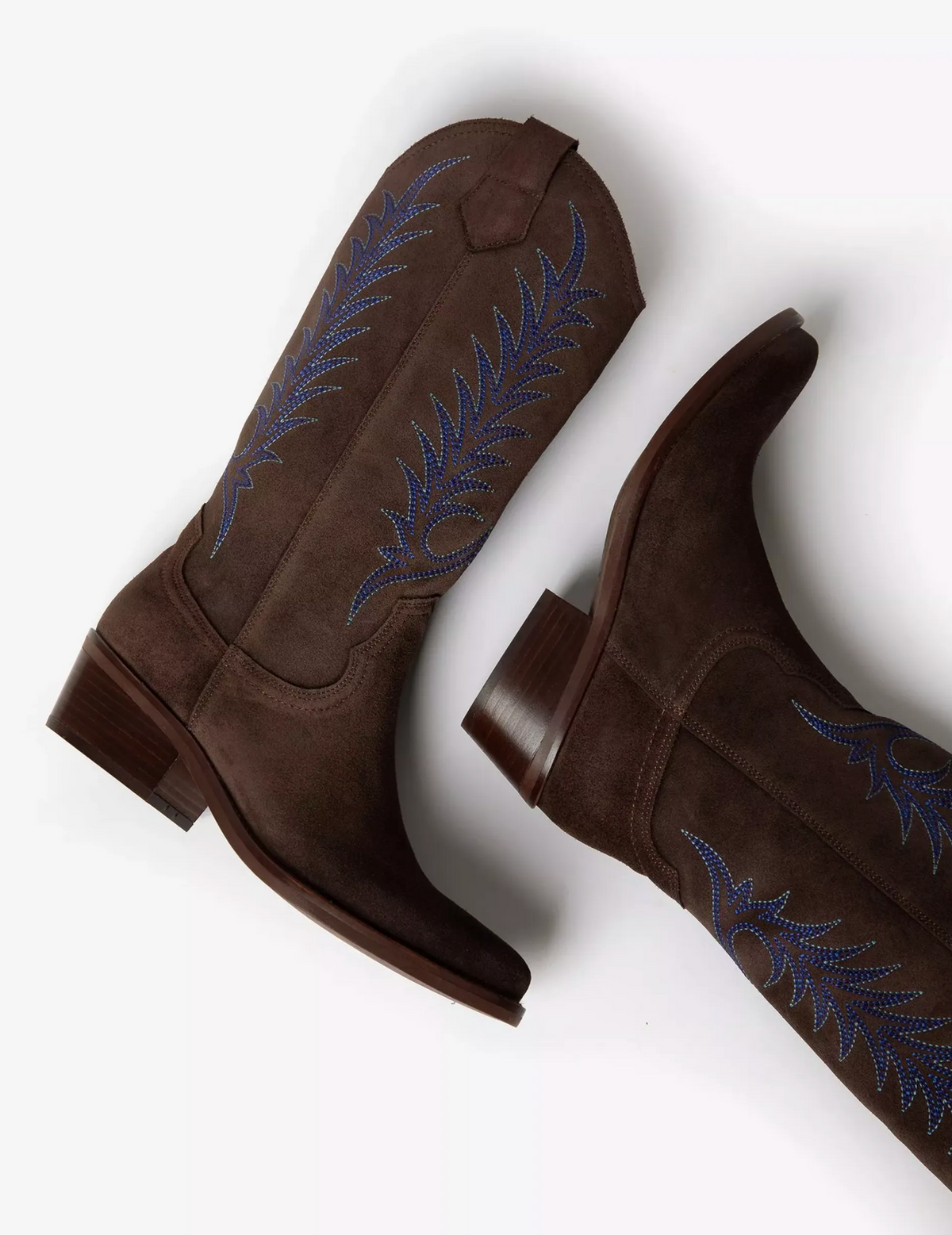 GOLDIE SUEDE EMBROIDERED BOOT