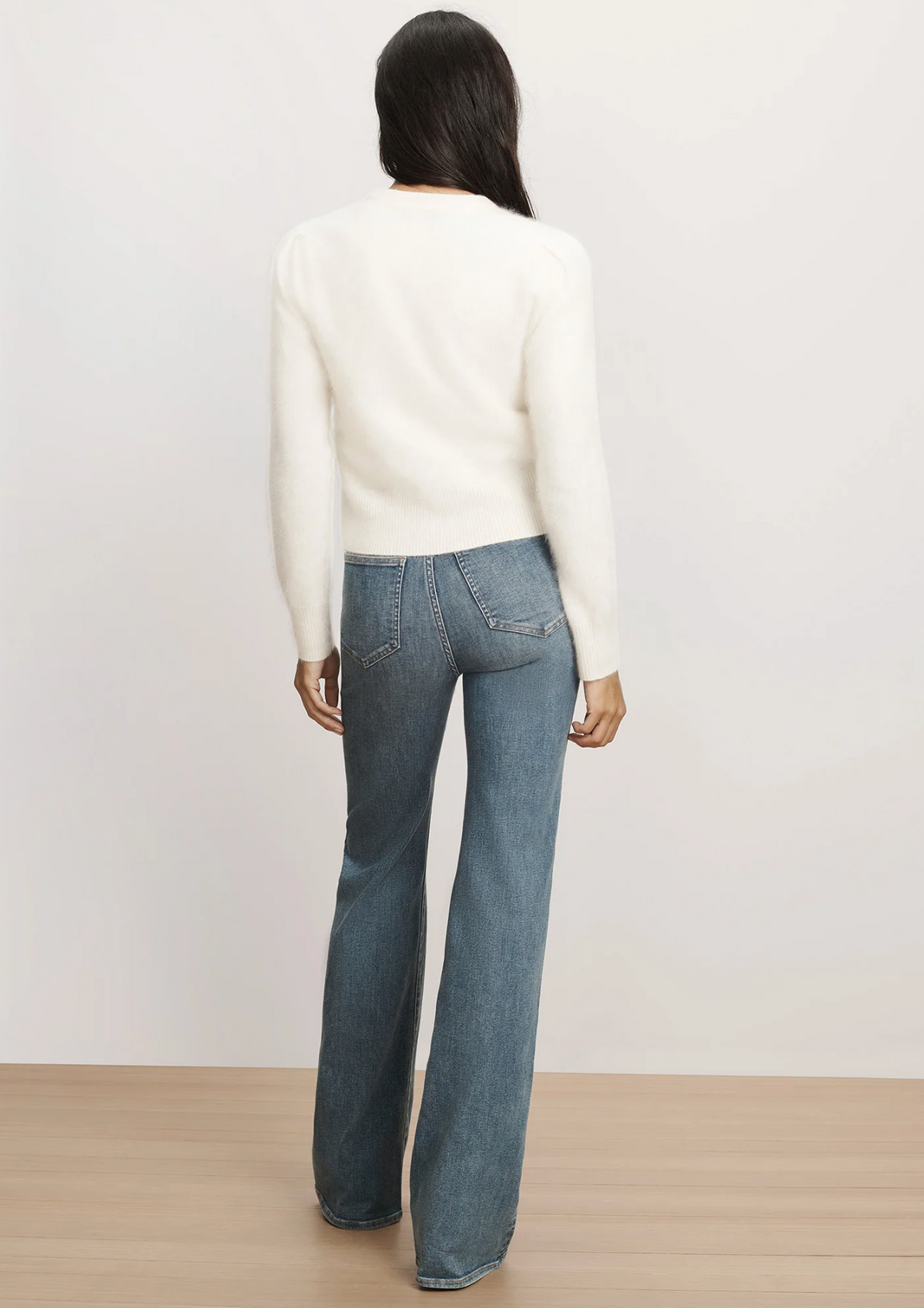 SOLENE BRUSHED CASHMERE CARDIGAN