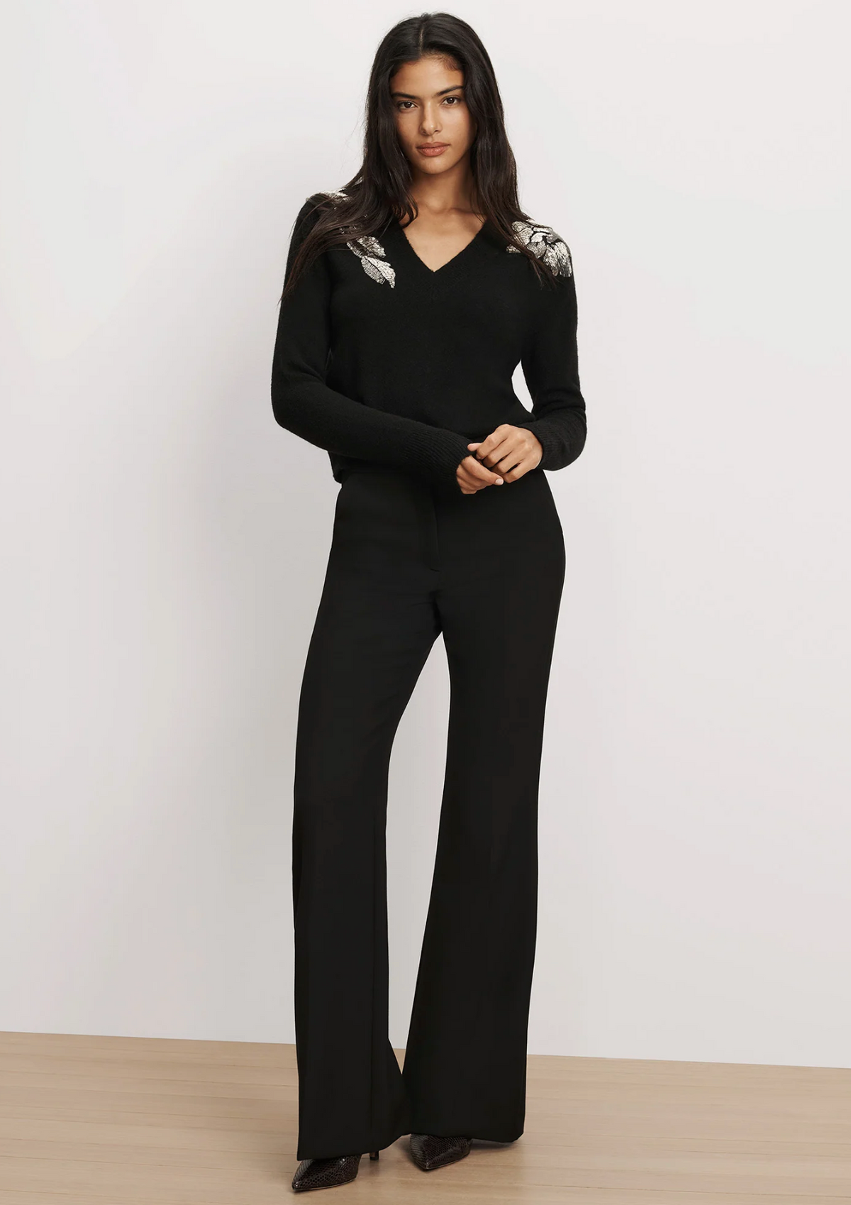 SAELITH EMBELLISHED PULLOVER