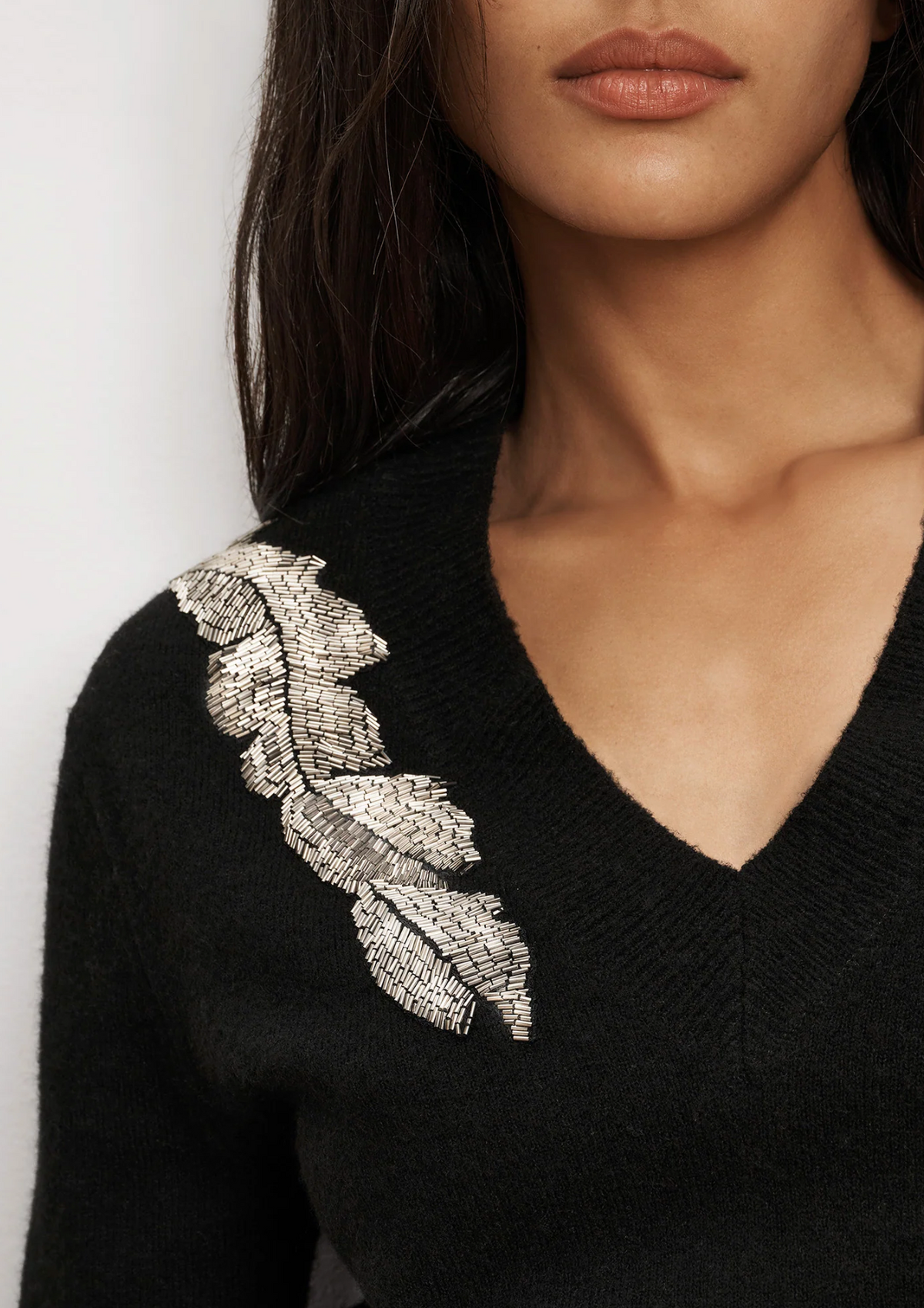 SAELITH EMBELLISHED PULLOVER
