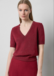 V-NECK SPARKLE SWEATER