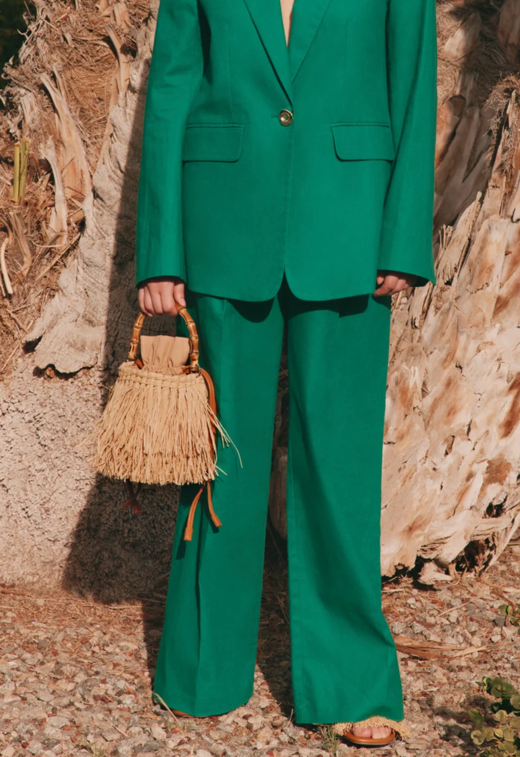 TIKI FRINGE BAG NATURAL