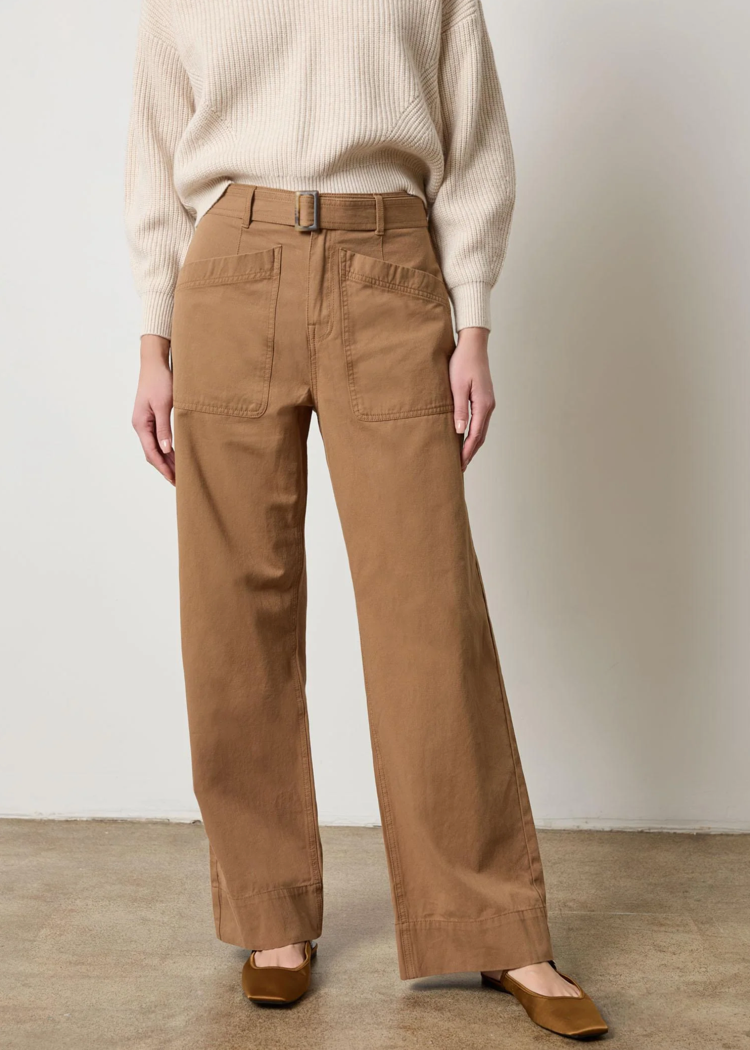 SLANT POCKET TWILL PANT