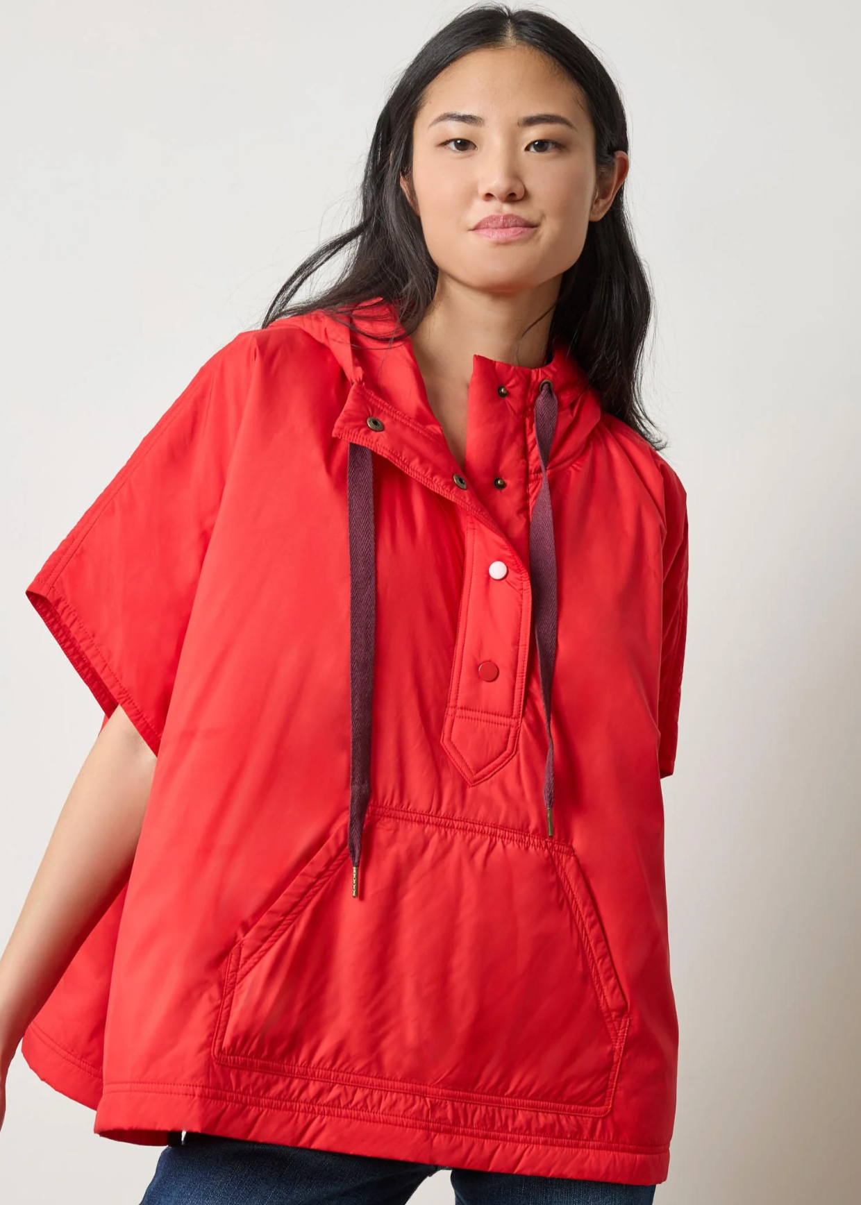 HOODED PONCHO