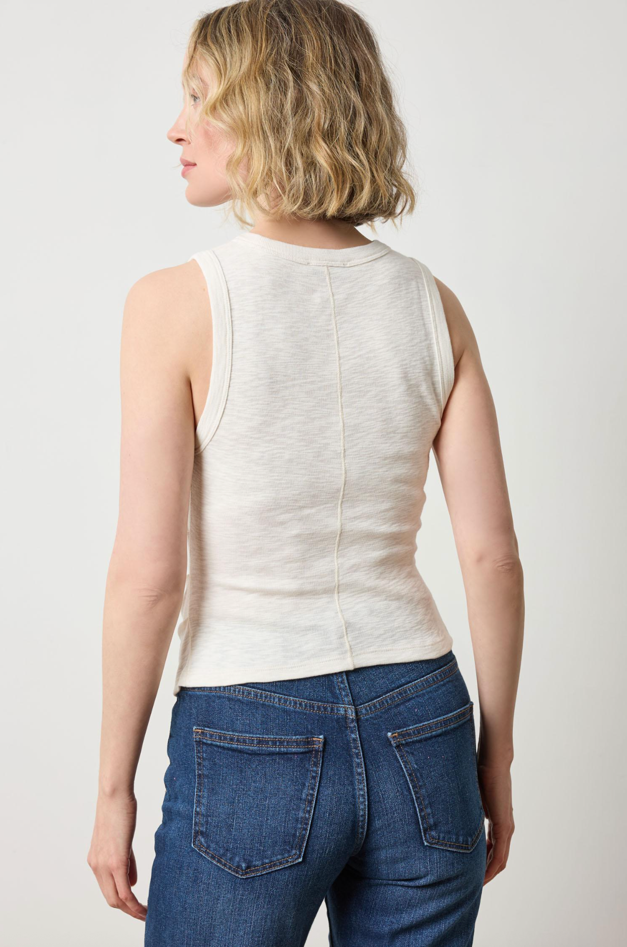 RIB SLUB SIDE PLEAT TANK