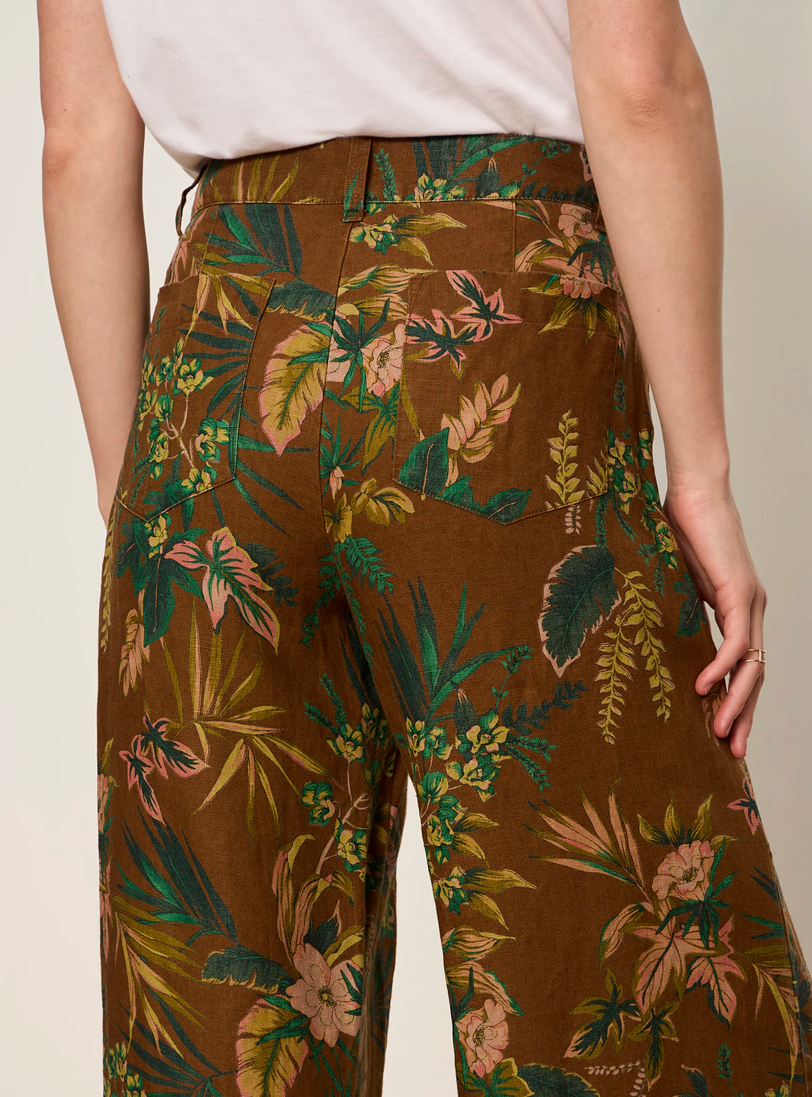LINEN MARINE WIDE LEG