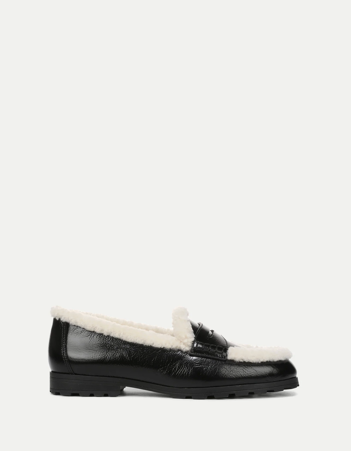 PENNY LUG SHEARLING LOAFER